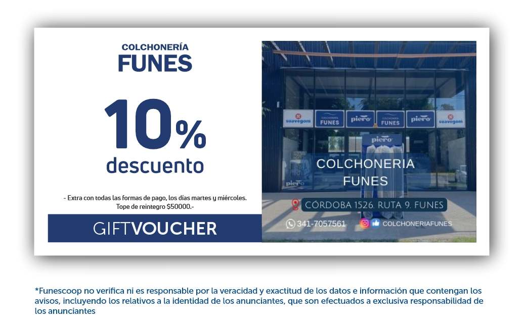 Voucher Colchoneria Funes